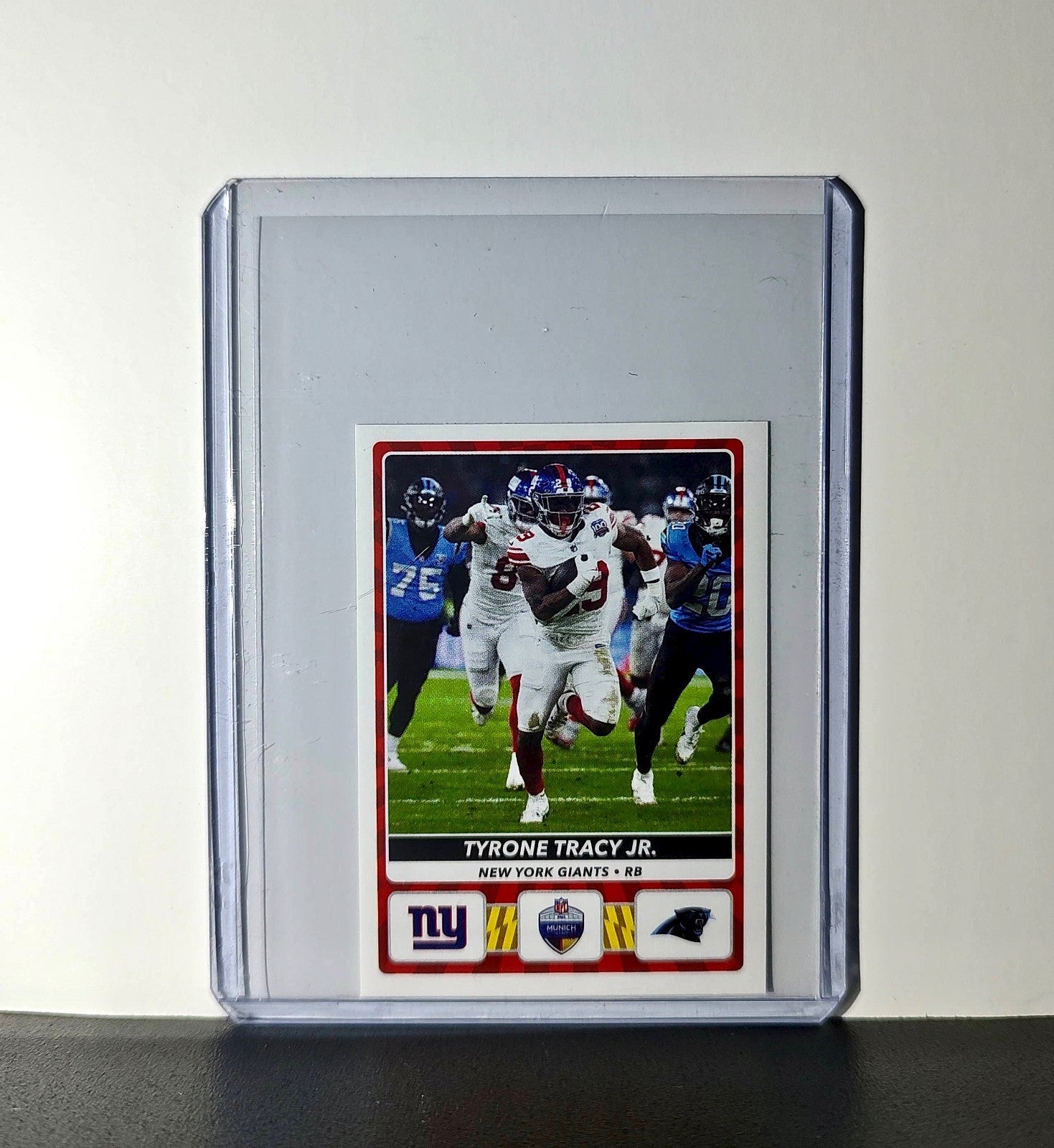 Tyrone Tracy Jr. 2025 Panini NFL #5 Munich Game Sticker