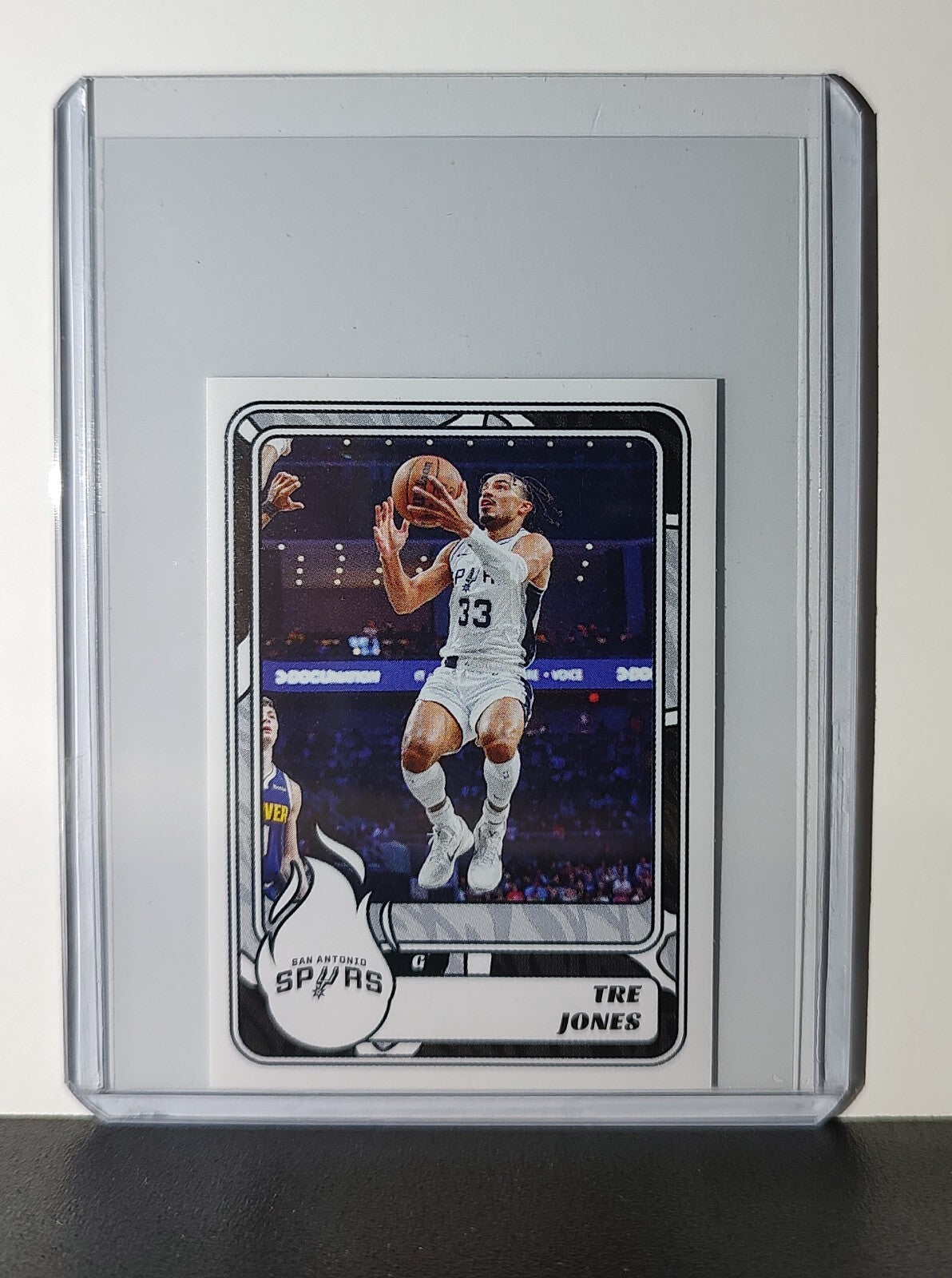 Tre Jones 2024-25 Panini NBA #468 Sticker Card San Antonio Spurs