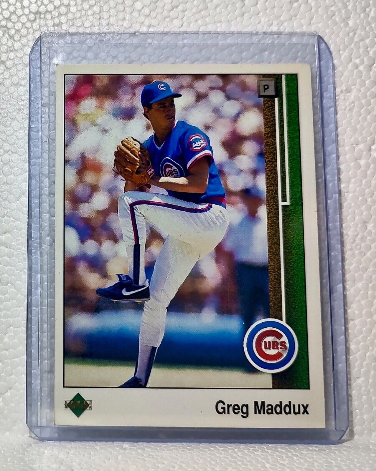 Greg Maddux 1989 Upper Deck MLB #241 Baseball Card Atlanta Chicago Cubs