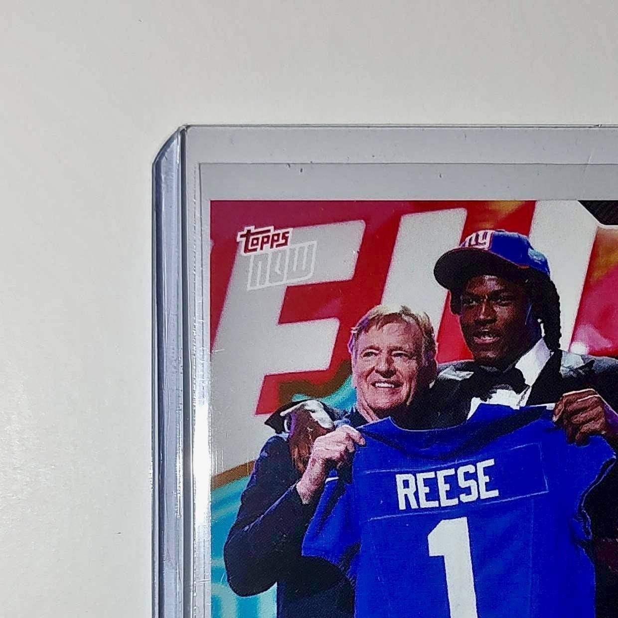 Arvell Reese Rookie 2026 Topps Now Draft Night #AREE Card New York Giants