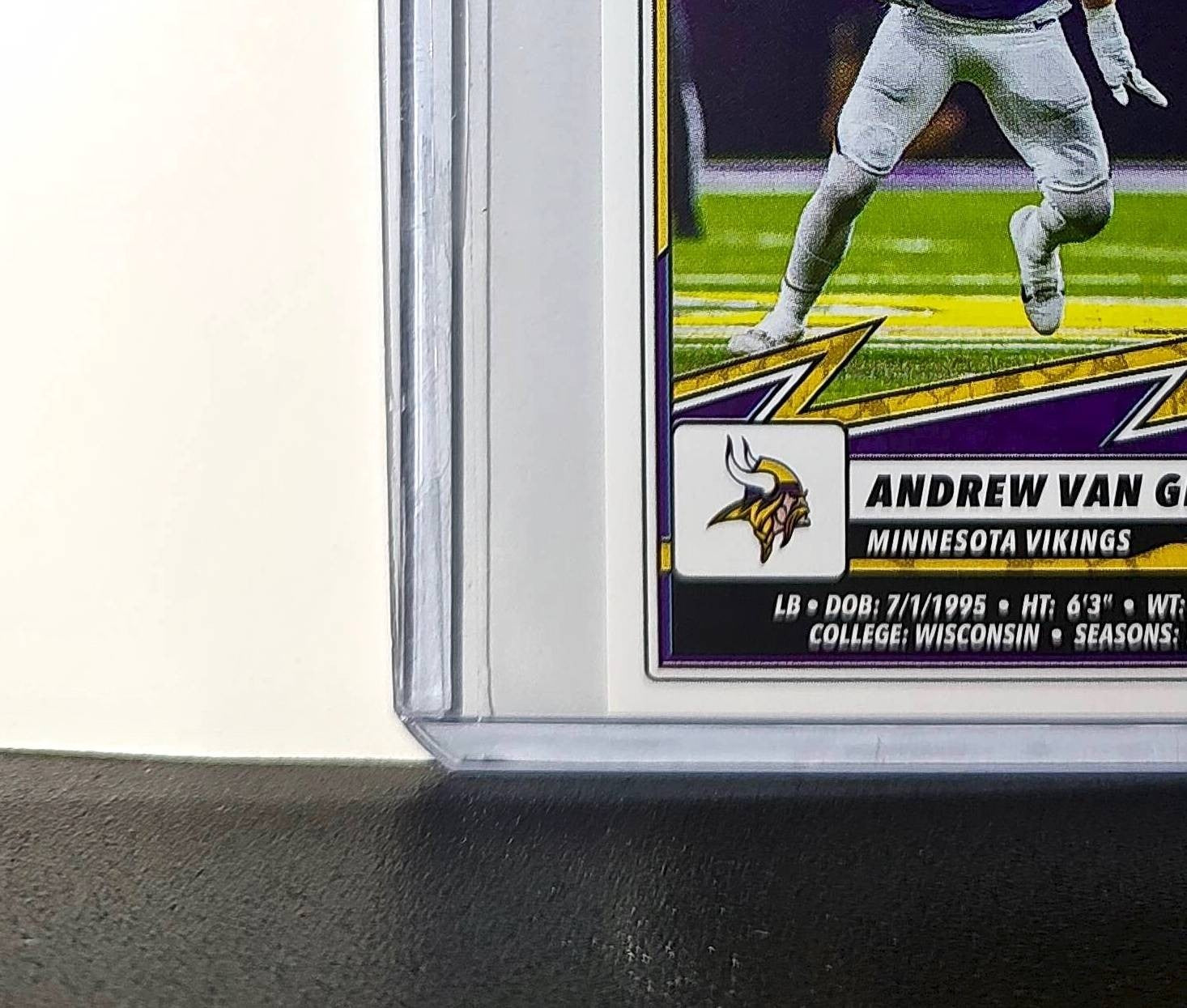 Andrew Van Ginkel 2025 Panini NFL #416 Sticker Minnesota Vikings