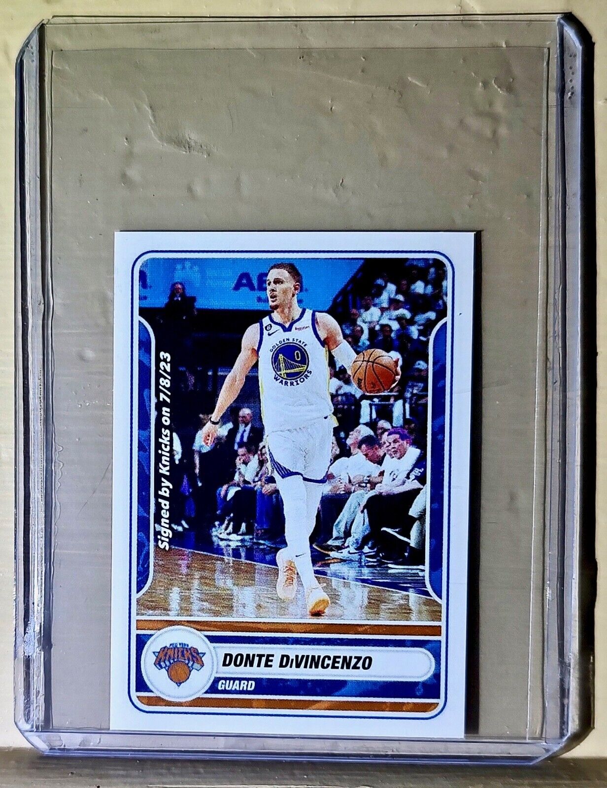 2023-24 Donte DiVincenzo Panini NBA Basketball #240 Sticker New York Knicks