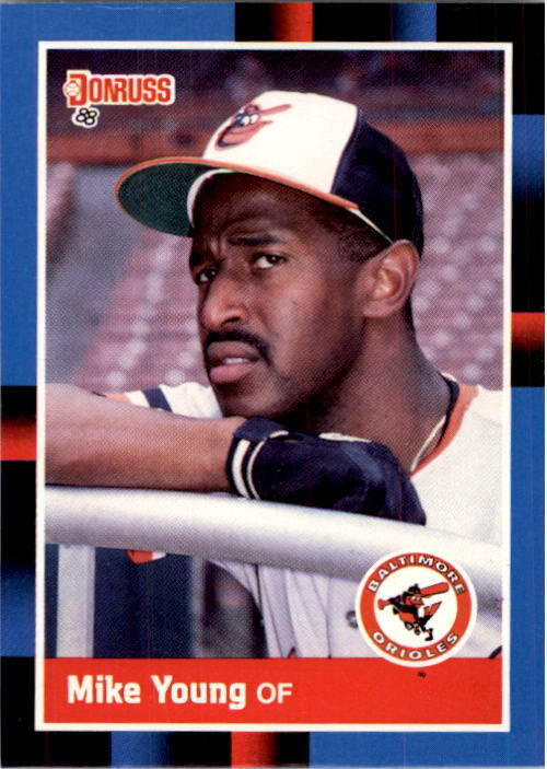 1988 Mike Young Donruss Baseball Card #396