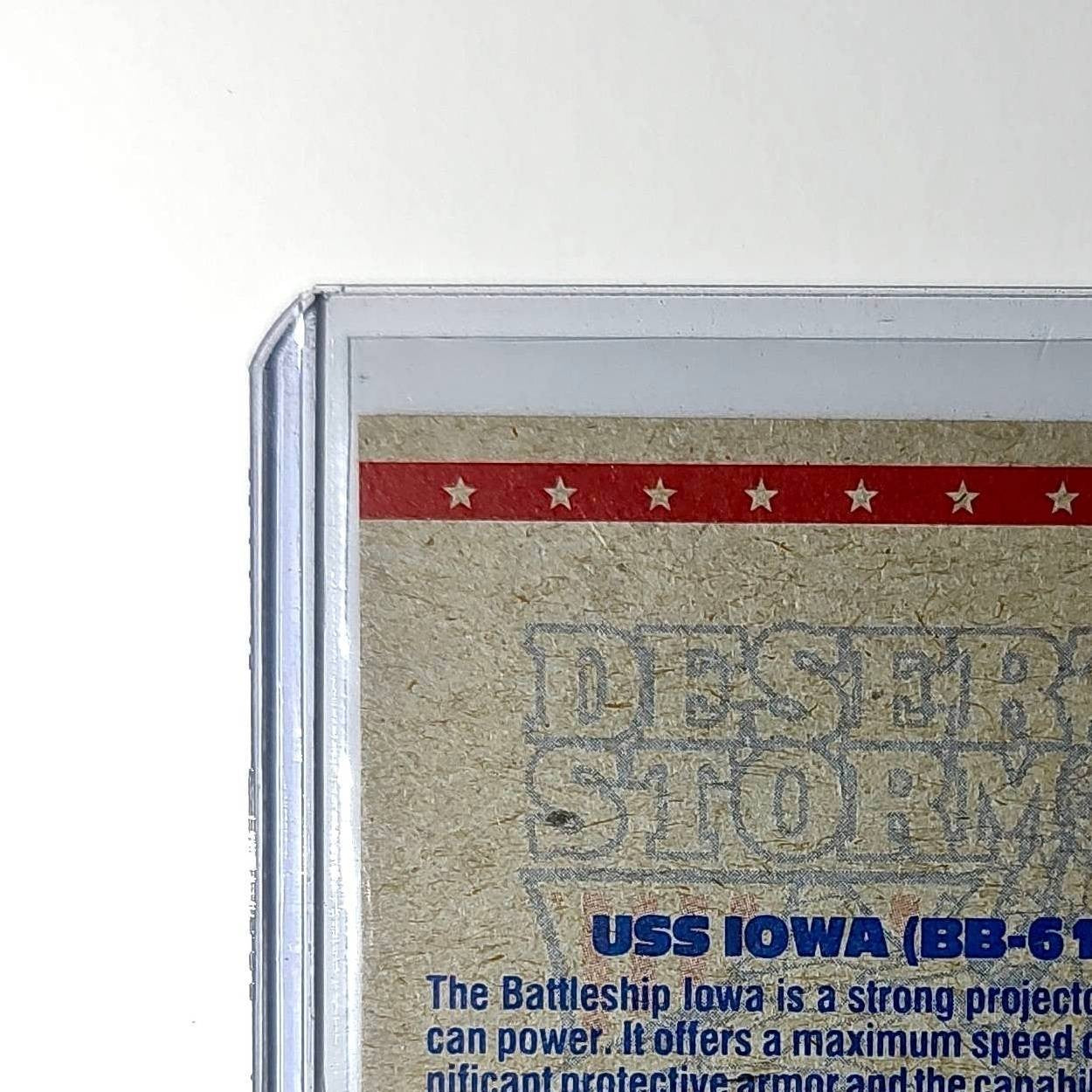 USS Iowa 1991 Topps Desert Storm #59 Card