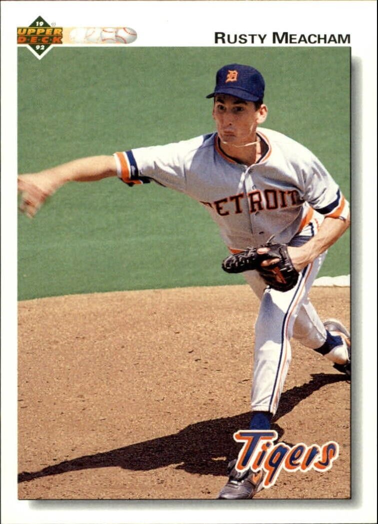 Rusty Meacham 1992 Upper Deck MLB #453 Baseball Card Detroit Tigers