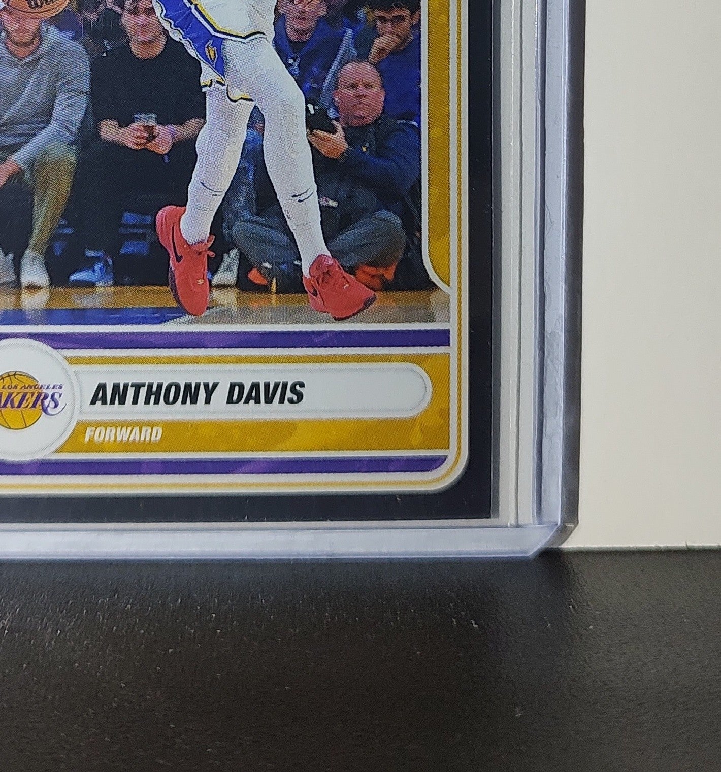 Anthony Davis 2023-24 Panini NBA Sticker Foil Card #46 Los Angeles Lakers
