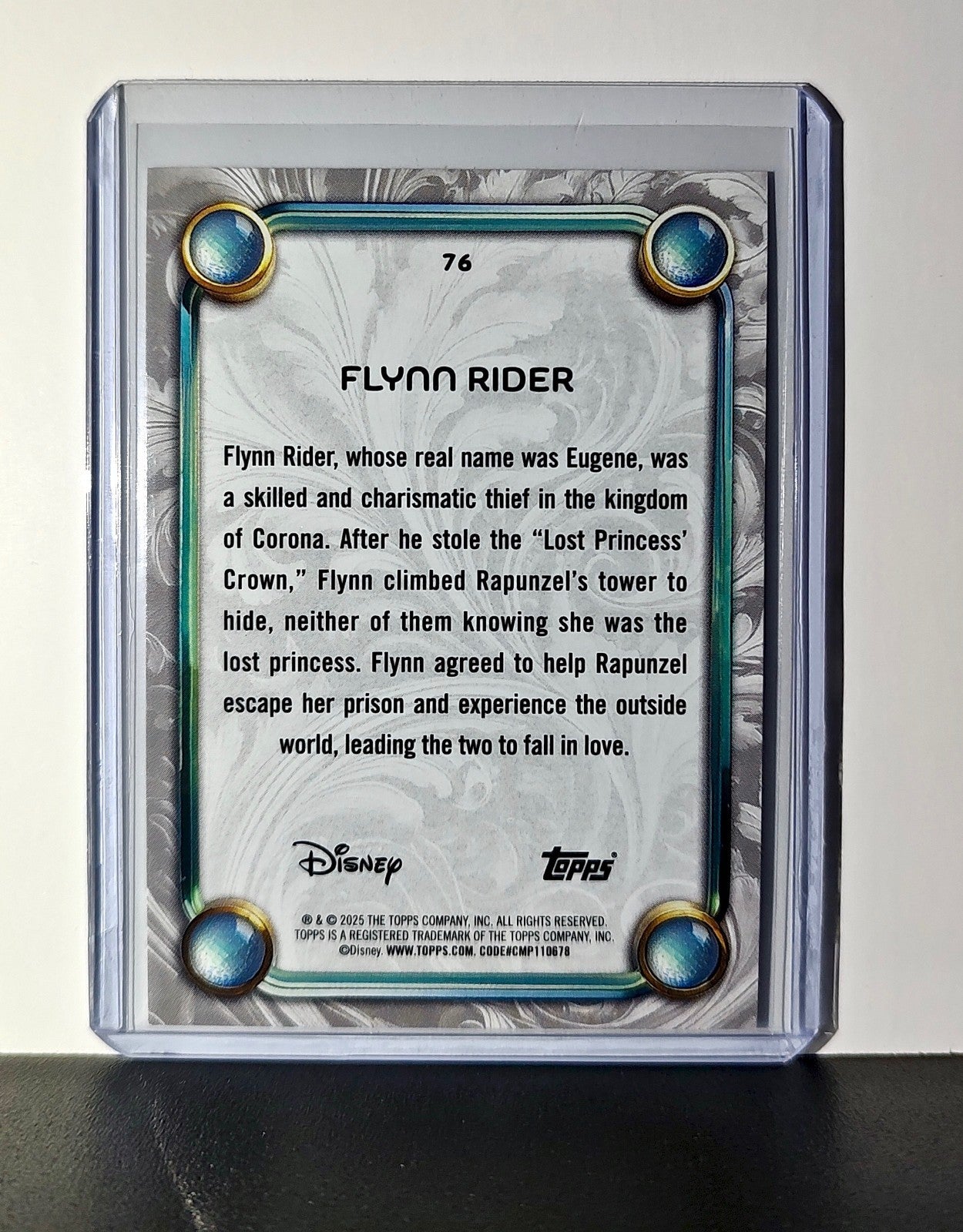 Flynn Rider 2025 Topps Disney Wonder #76 Card Tangled