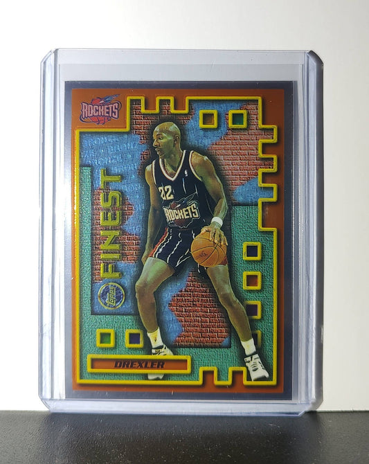 Clyde Drexler 1995-96 Topps Finest NBA #M27 Mysterly Rockets
