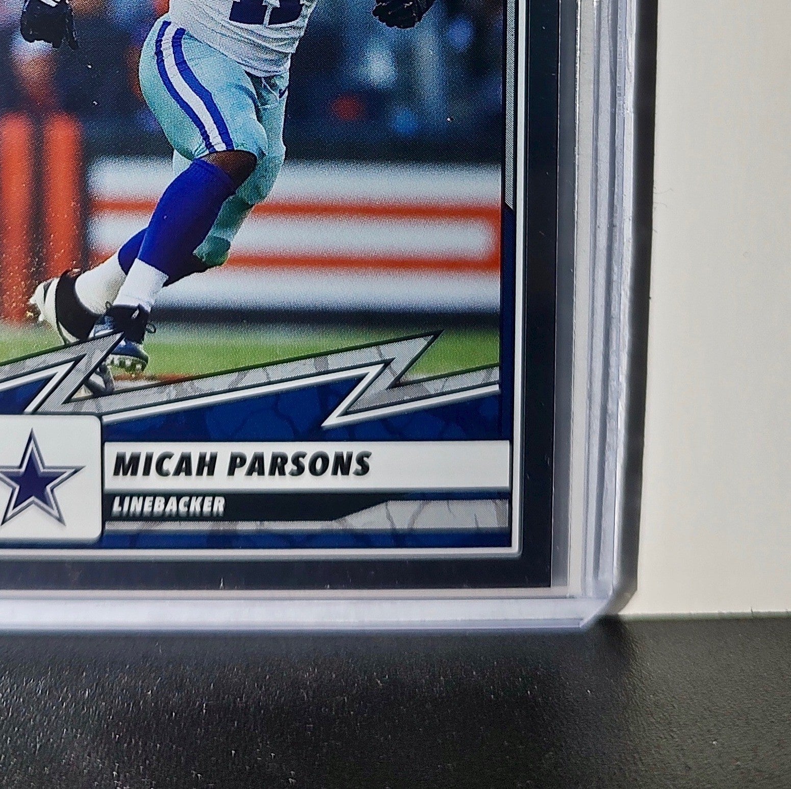 Micah Parsons 2025 Panini NFL #28 Foil Sticker Card Dallas Cowboys