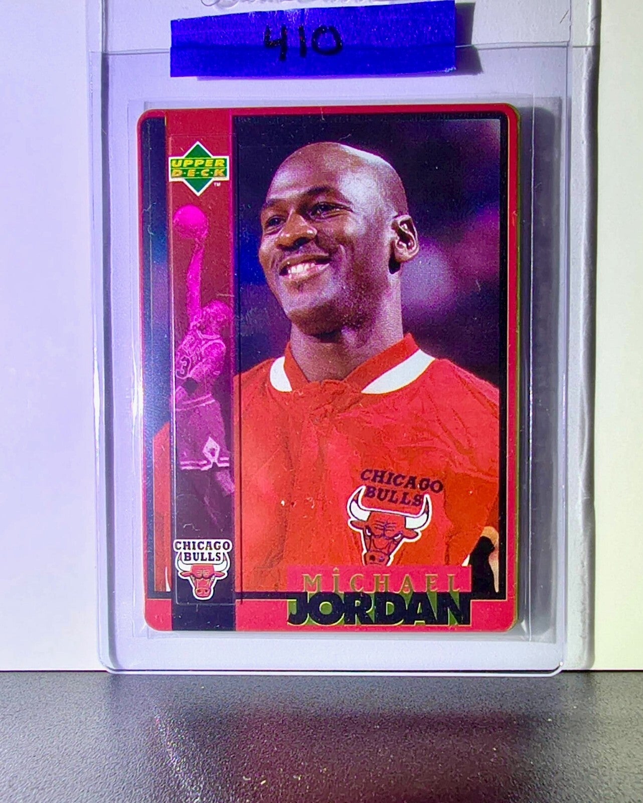 Michael Jordan 1996 Upper Deck All Metal Tin Set #5 Basketball Card Bulls