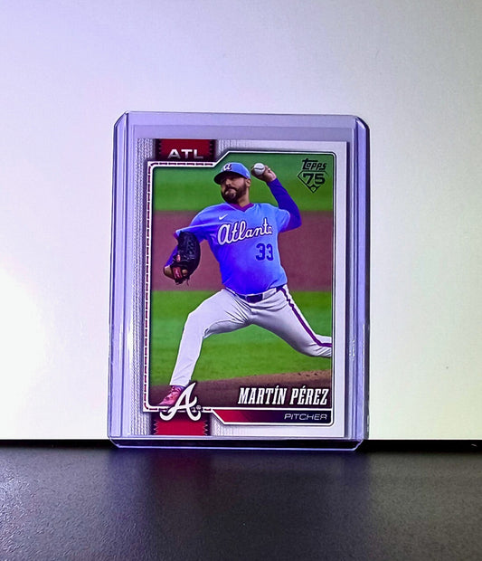 Martín Pérez 2026 Topps Update MLB #US163 Card Atlanta Braves