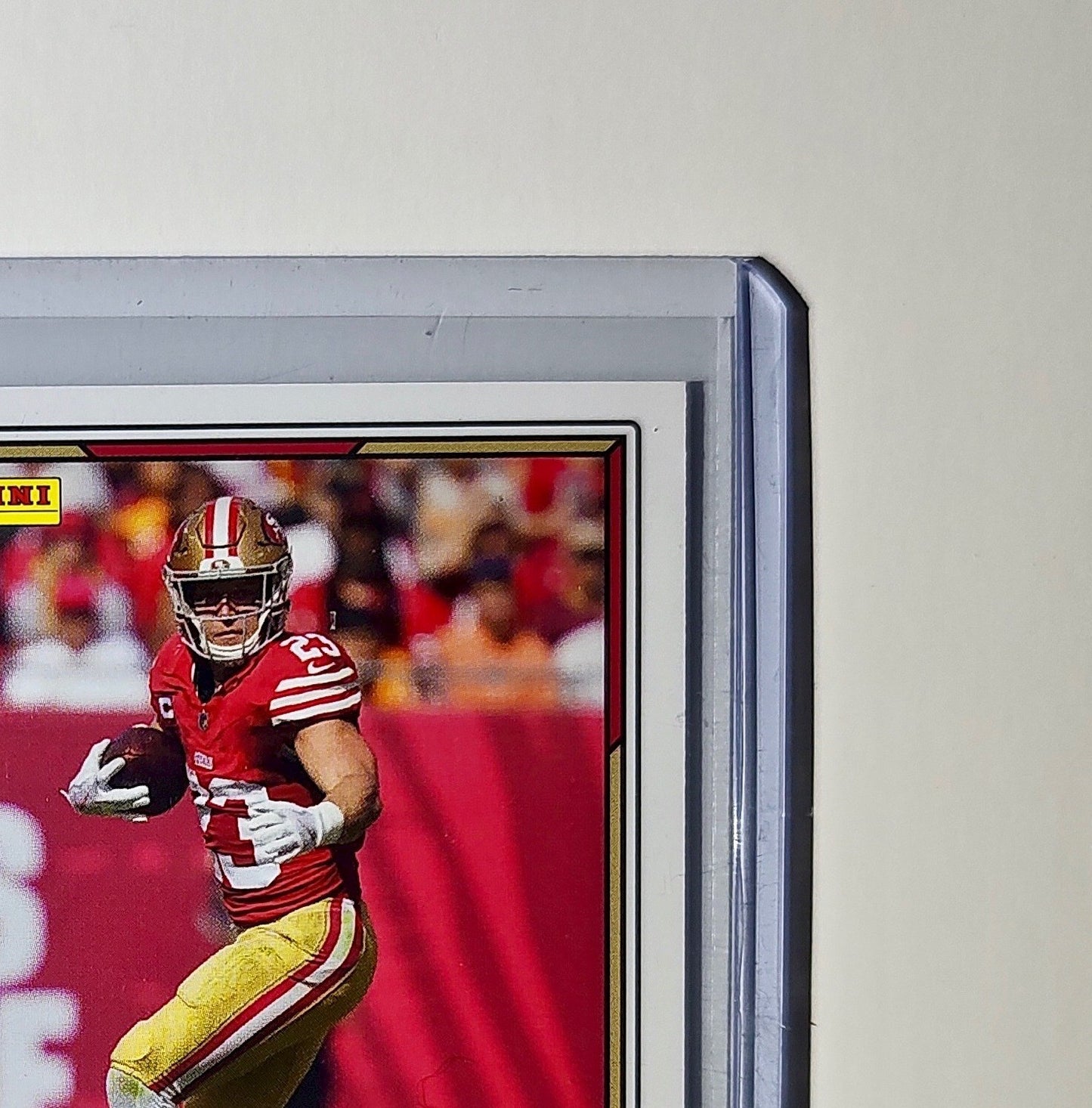Christian McCaffrey 2025 Panini NFL #68 Sticker Card San Francisco 49ers