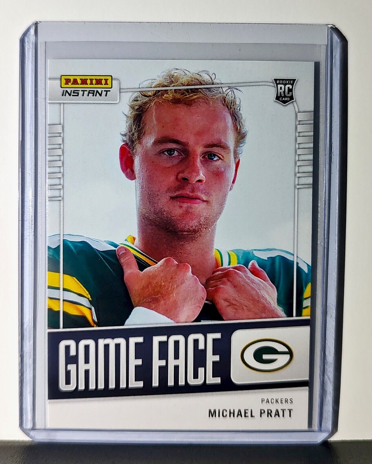 Michael Pratt 2024 Panini Game Face #23 NFL Rookie Card Green Bay Packers 1/331