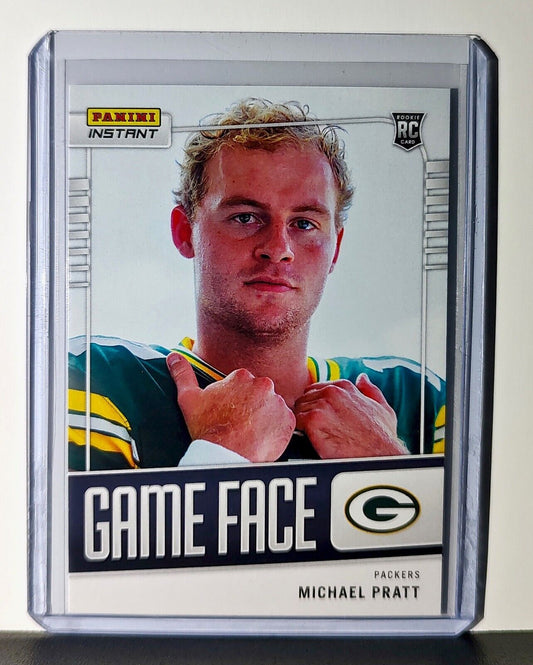 Michael Pratt 2024 Panini Game Face #23 NFL Rookie Card Green Bay Packers 1/331