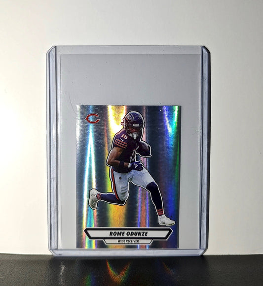 Rome Odunze 2025 Panini NFL #373 Foil Sticker Chicago Bears