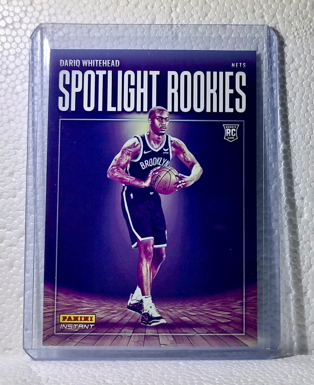 Dariq Whitehead 2023-24 Panini #22 NBA Spotlight Rookies Basketball Card 1/209