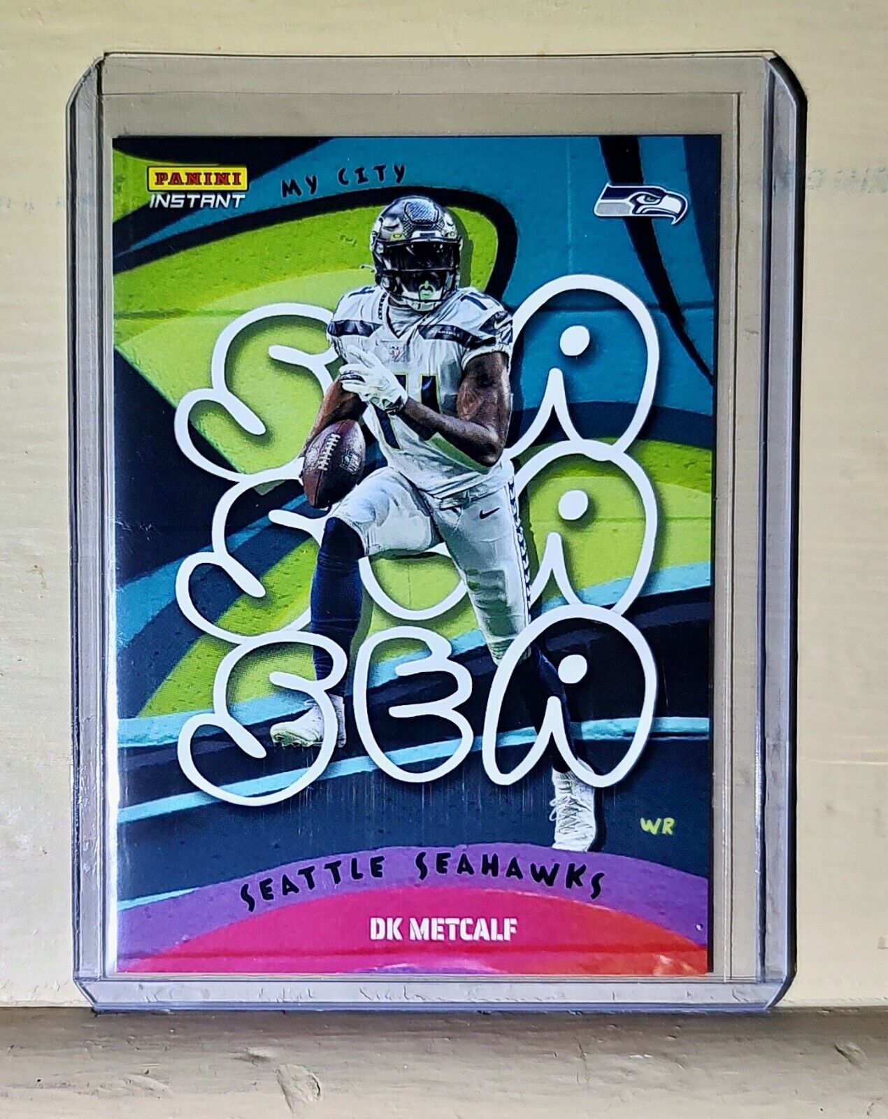 DK Metcalf 2022 Panini NFL MyCity #29 Football Card 1/1860