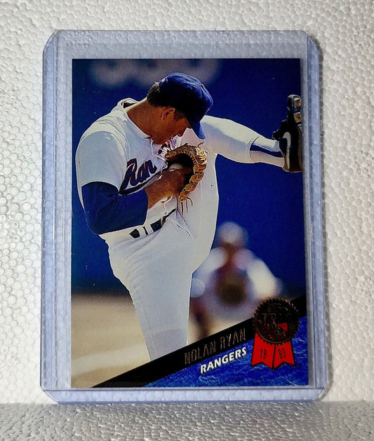 Nolan Ryan 1993 Leaf MLB #115 Baseball Card Texas Rangers