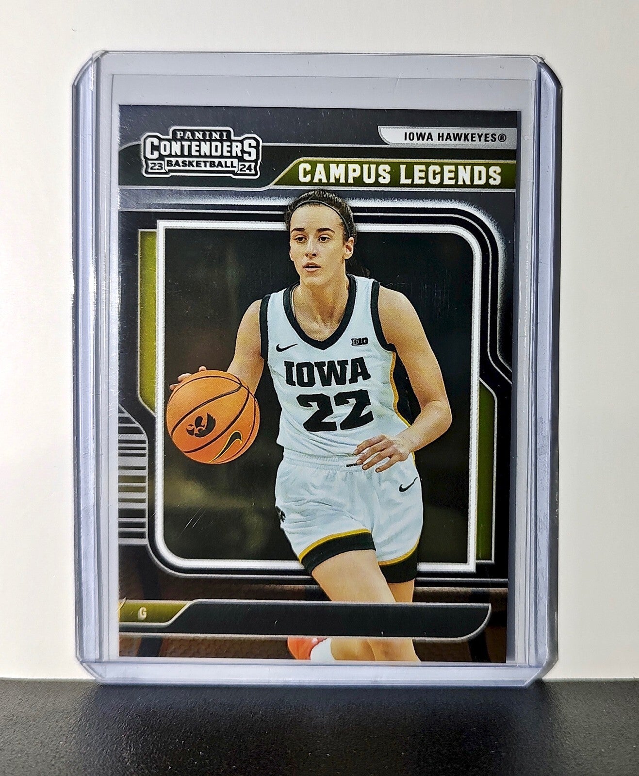 Caitlin Clark 2024 Silver Foil Panini Campus Legends #CL2 Card Iowa Hawkeyes