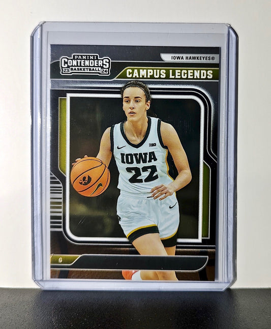 Caitlin Clark 2024 Silver Foil Panini Campus Legends #CL2 Card Iowa Hawkeyes