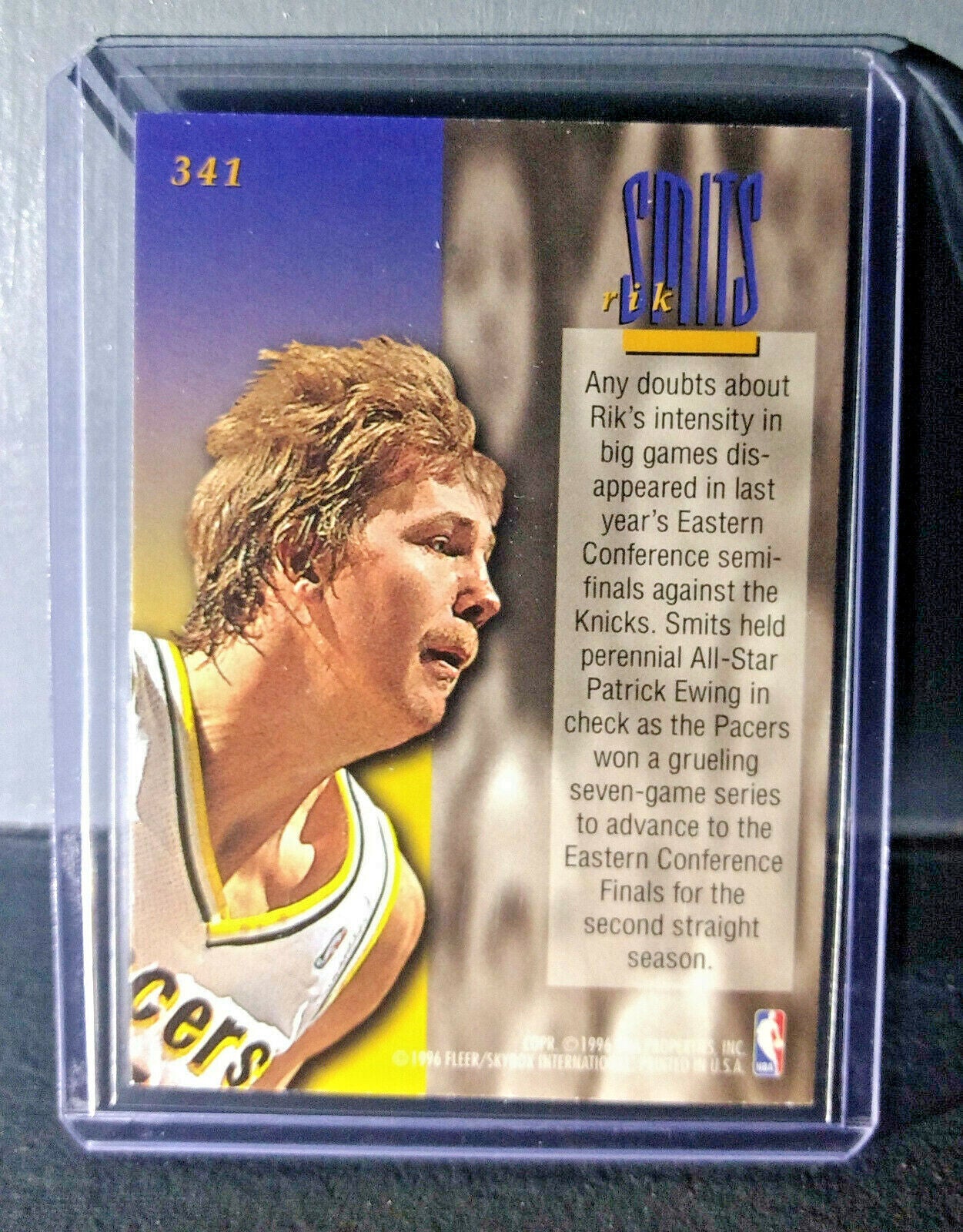 1995-96 Rik Smits Fleer Ultra #341 Encore Basketball Card