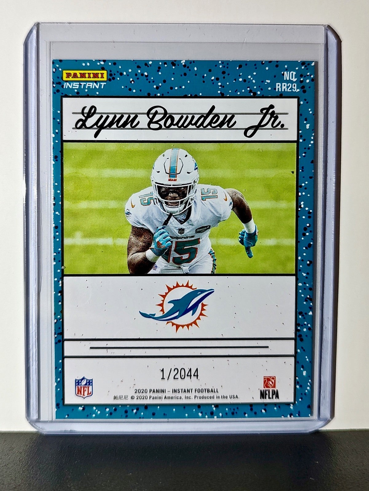 Lynn Bowden Jr. Rookie 2020 Panini NFL #29 Rated Rookie Card Miami Dolphins