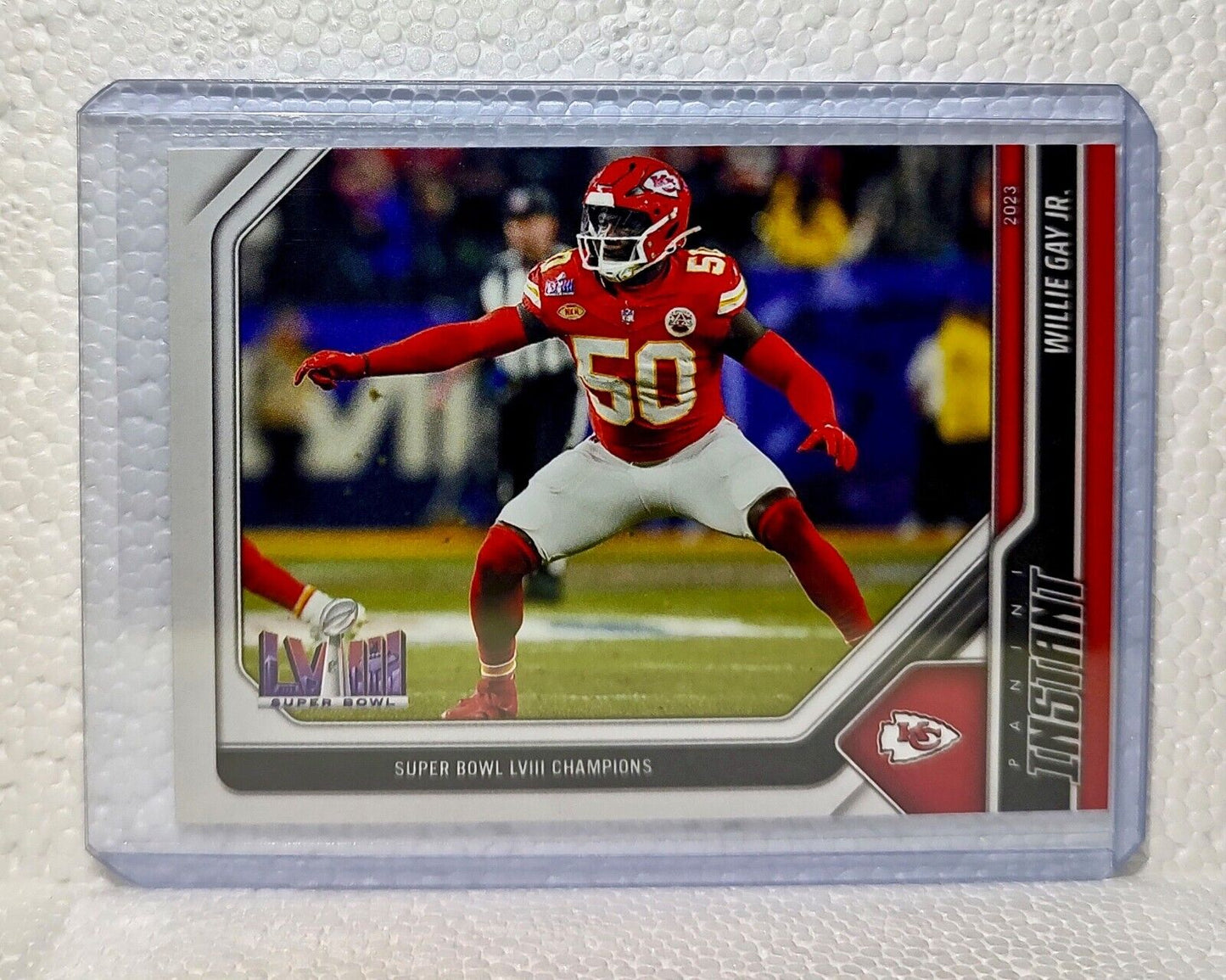 Willie Gay Jr. 2023 Panini NFL Superbowl Champions #28 Card Kansas City Chiefs