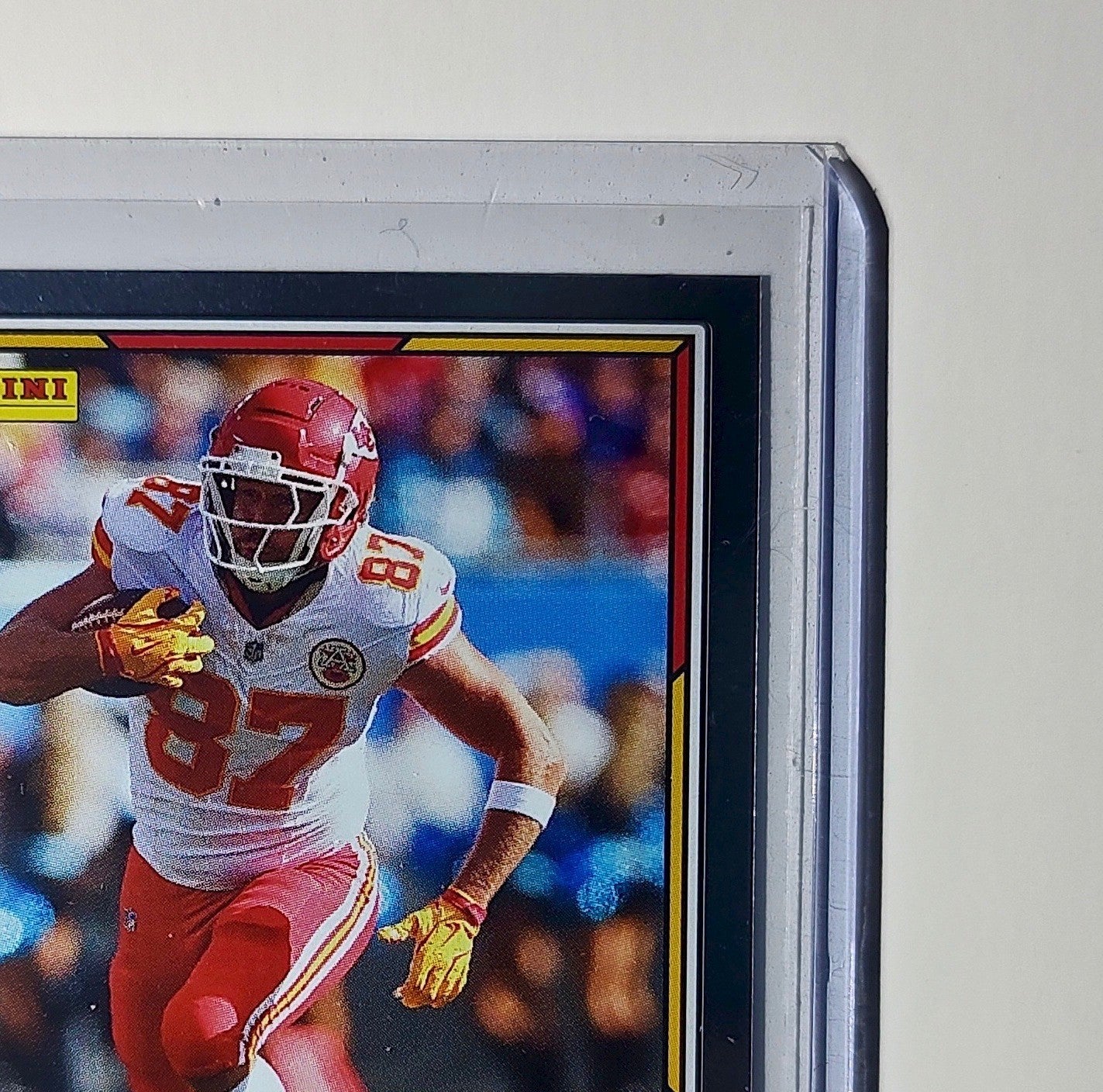 Travis Kelce 2025 Panini NFL #56 Foil Sticker Card Kansas City Chiefs