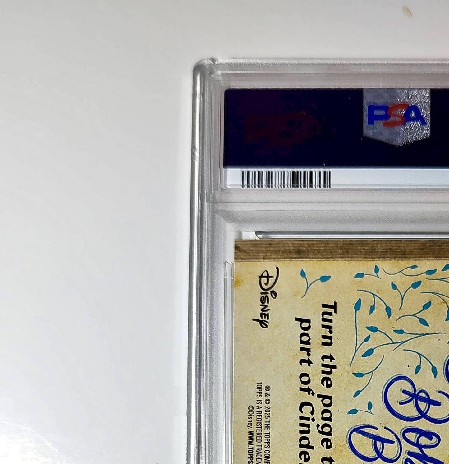 A dream is a wish your heart makes 2025 Topps Disney #C75-2 Cinderella PSA 9