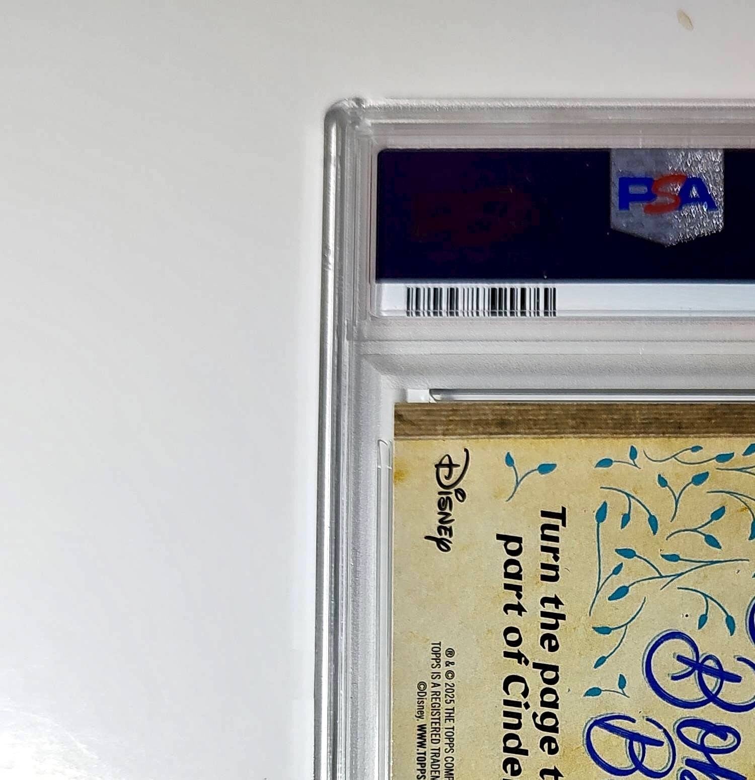 A dream is a wish your heart makes 2025 Topps Disney #C75-2 Cinderella PSA 9