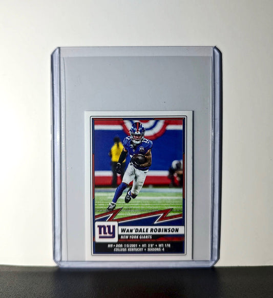 Wan'Dale Robinson 2025 Panini NFL #316 Sticker New York Giants