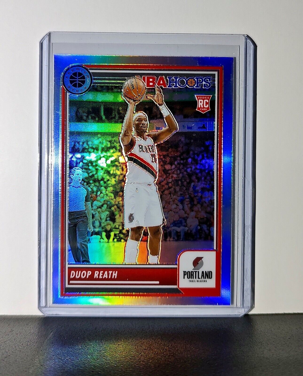 Duop Reath 2023-24 Panini Premium Stock NBA Hoops #111 Rookie Prizm Refractor