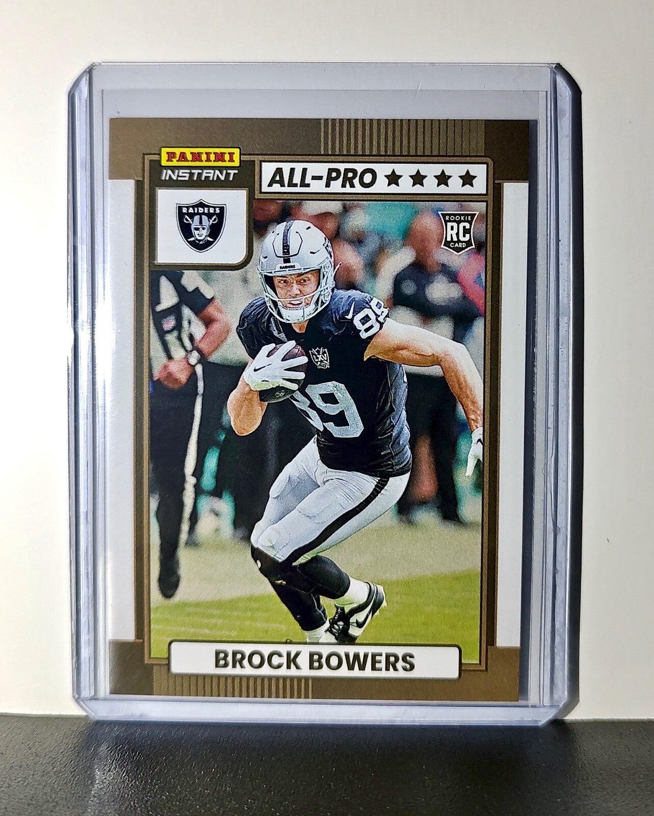 Brock Bowers Rookie 2024 All-Pro Panini NFL #4 Football Card Raiders 1 of 101