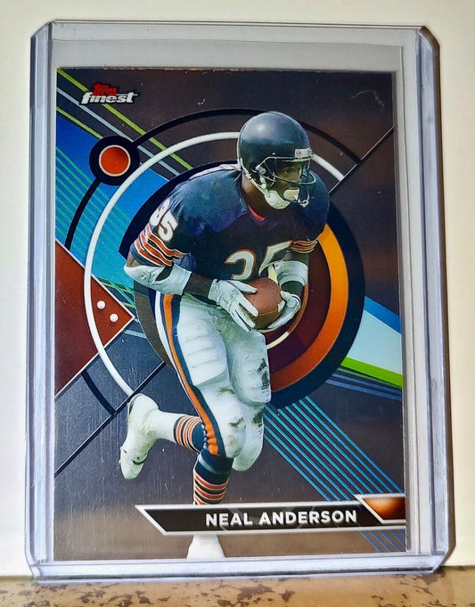 Neal Anderson 2023 Topps Finest NFL #160 Football Card Chicago Bears