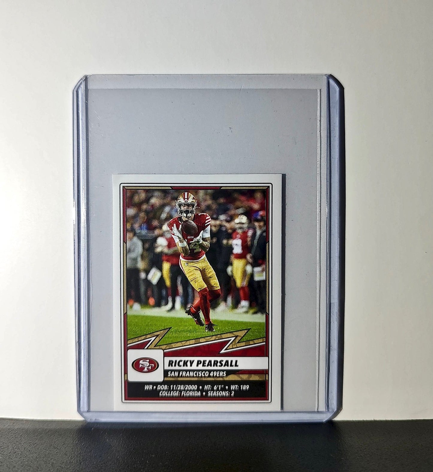 Ricky Pearsall 2025 Panini NFL #524 Sticker San Francisco 49ers