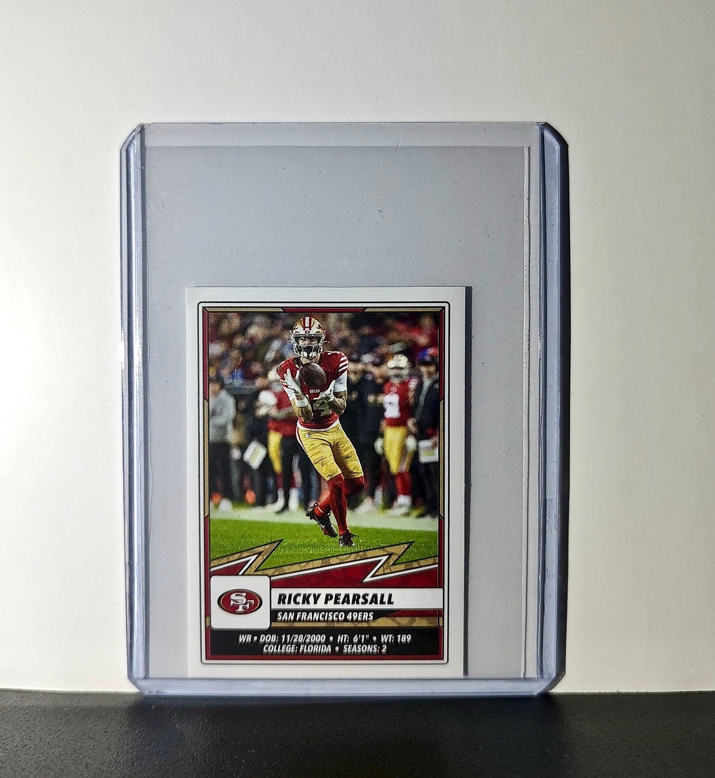 Ricky Pearsall 2025 Panini NFL #524 Sticker San Francisco 49ers