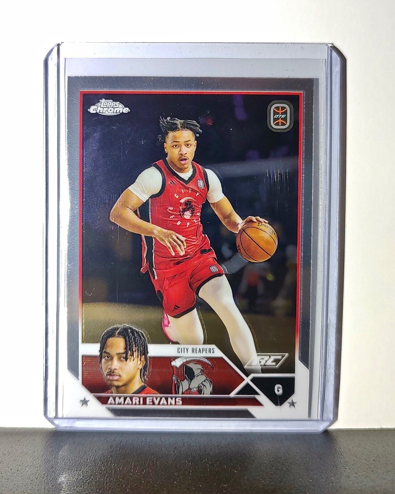 Amari Evans Rookie Card 2023-24 Topps Chrome Overtime #63 City Reapers