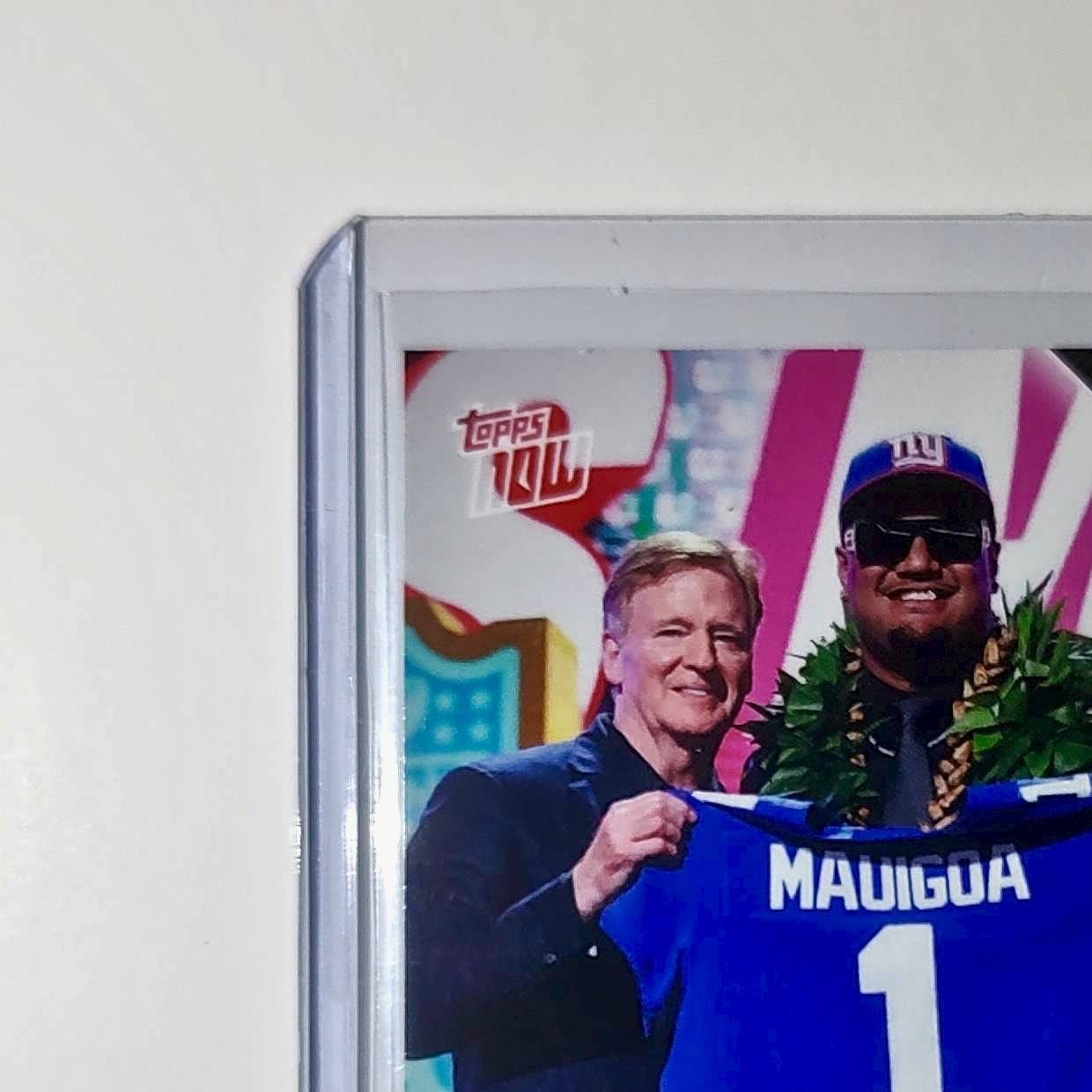 Francis Mauigoa Rookie 2026 Topps Now Draft Night #FMAU Card New York Giants