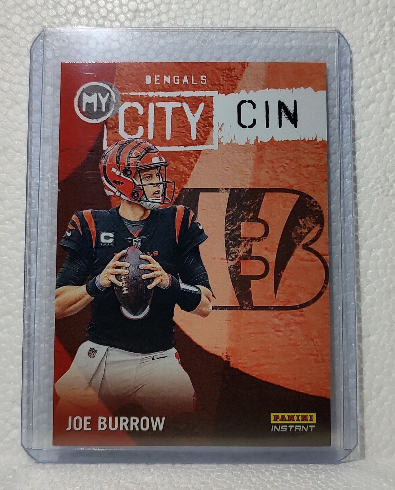 Joe Burrow 2023 Panini NFL #6 My City Football Card Cincinnati Bengals 1/344