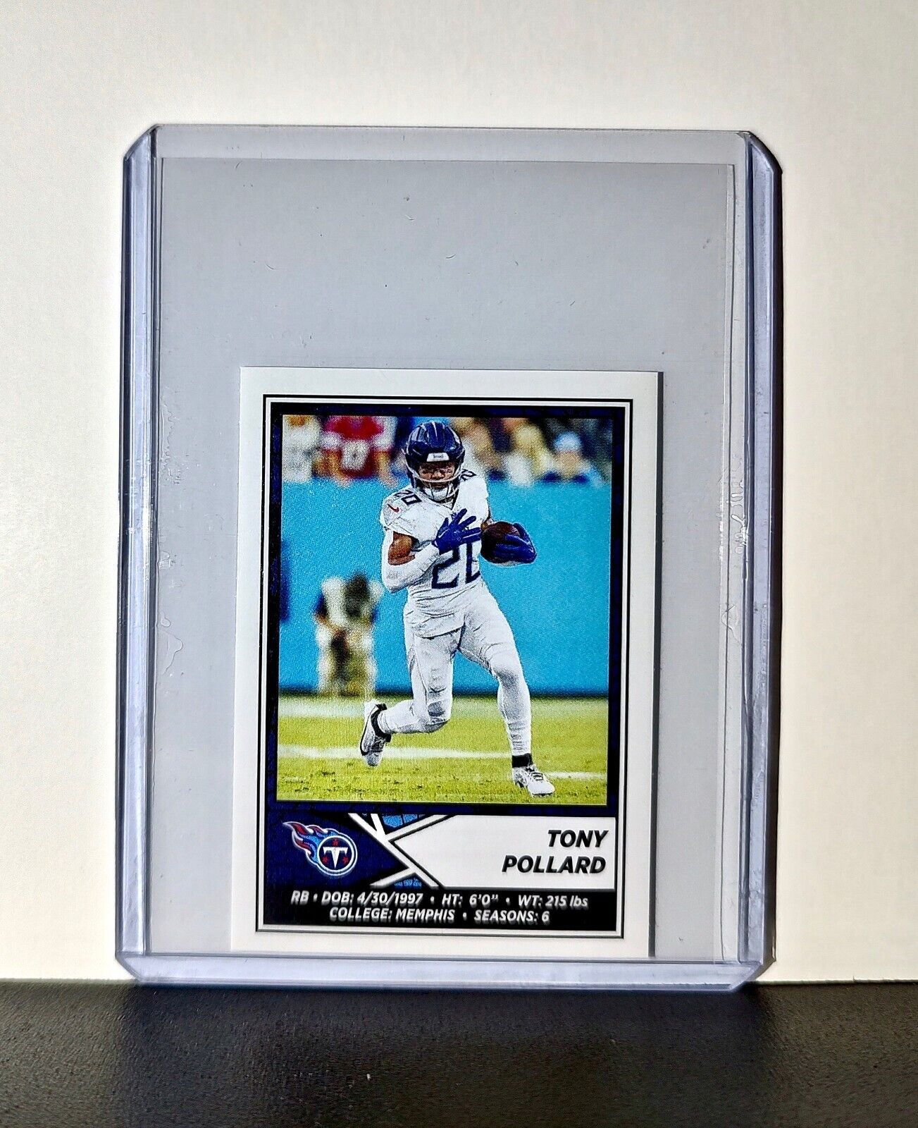 Tony Pollard 2024 Panini NFL Sticker #221 Tennessee Titans