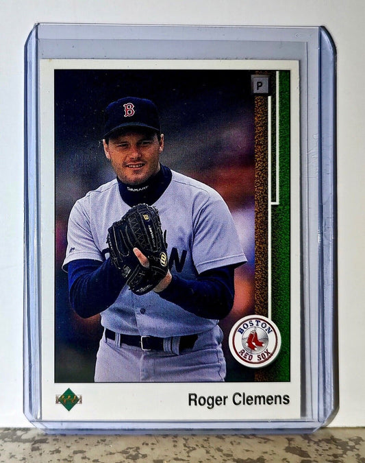 Roger Clemens 1989 Upper Deck MLB #195 Baseball Card Boston Red Sox