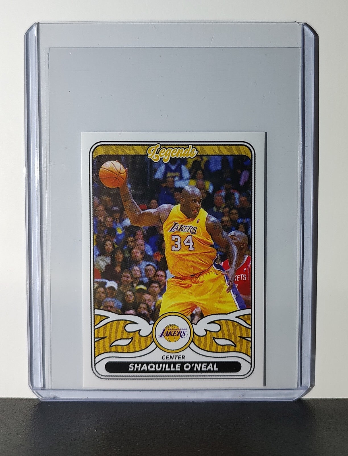 Shaquille O'Neal Legends 2024-25 Panini NBA #498 Sticker Card Los Angeles Lakers