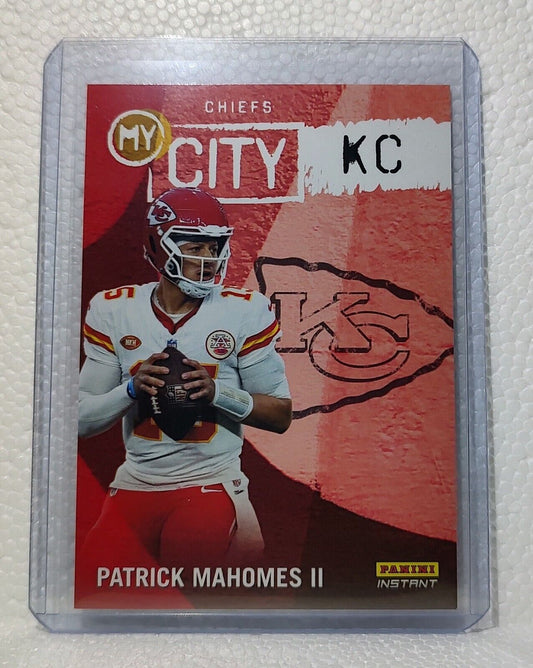 Patrick Mahomes II 2023 Panini NFL #14 My City Football Card Chiefs 1/344