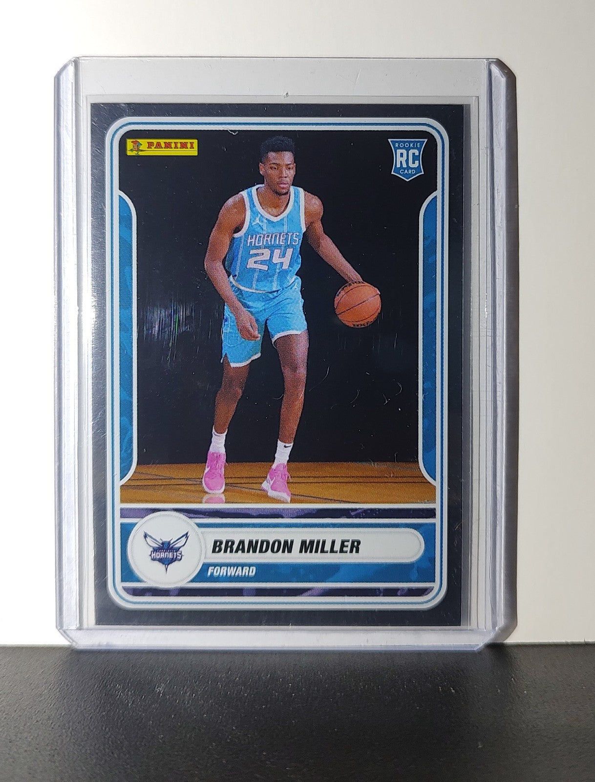Brandon Miller Rookie 2023-24 Panini NBA Sticker Foil Card #72 Charlotte Hornets