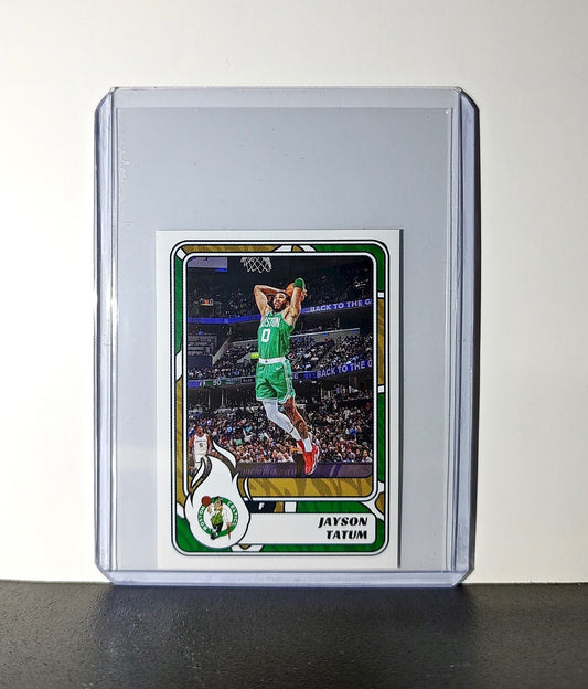 Jayson Tatum 2024-25 Panini NBA #112 Sticker Card Boston Celtics