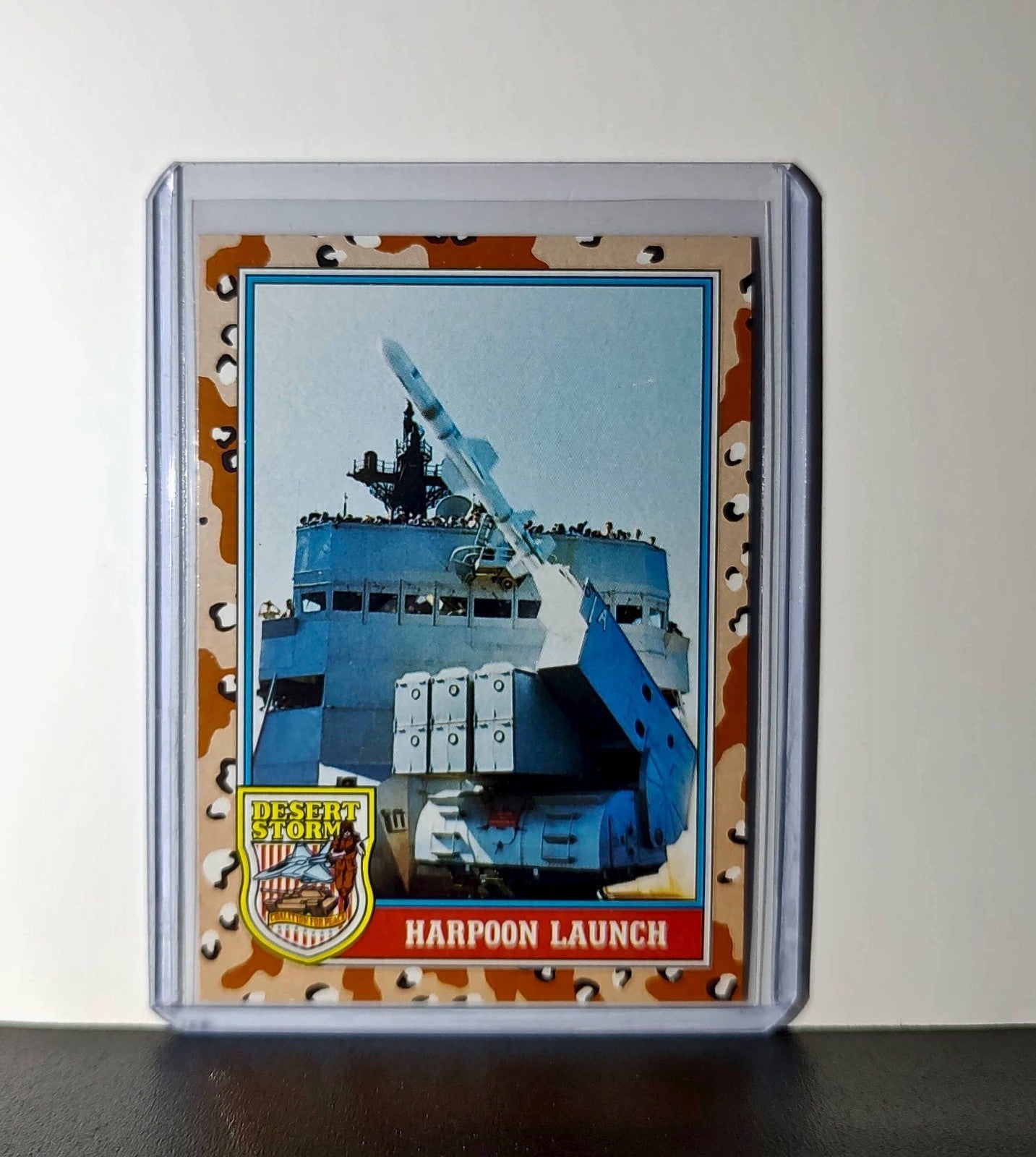 Harpoon Launch 1991 Topps Desert Storm #152 Card