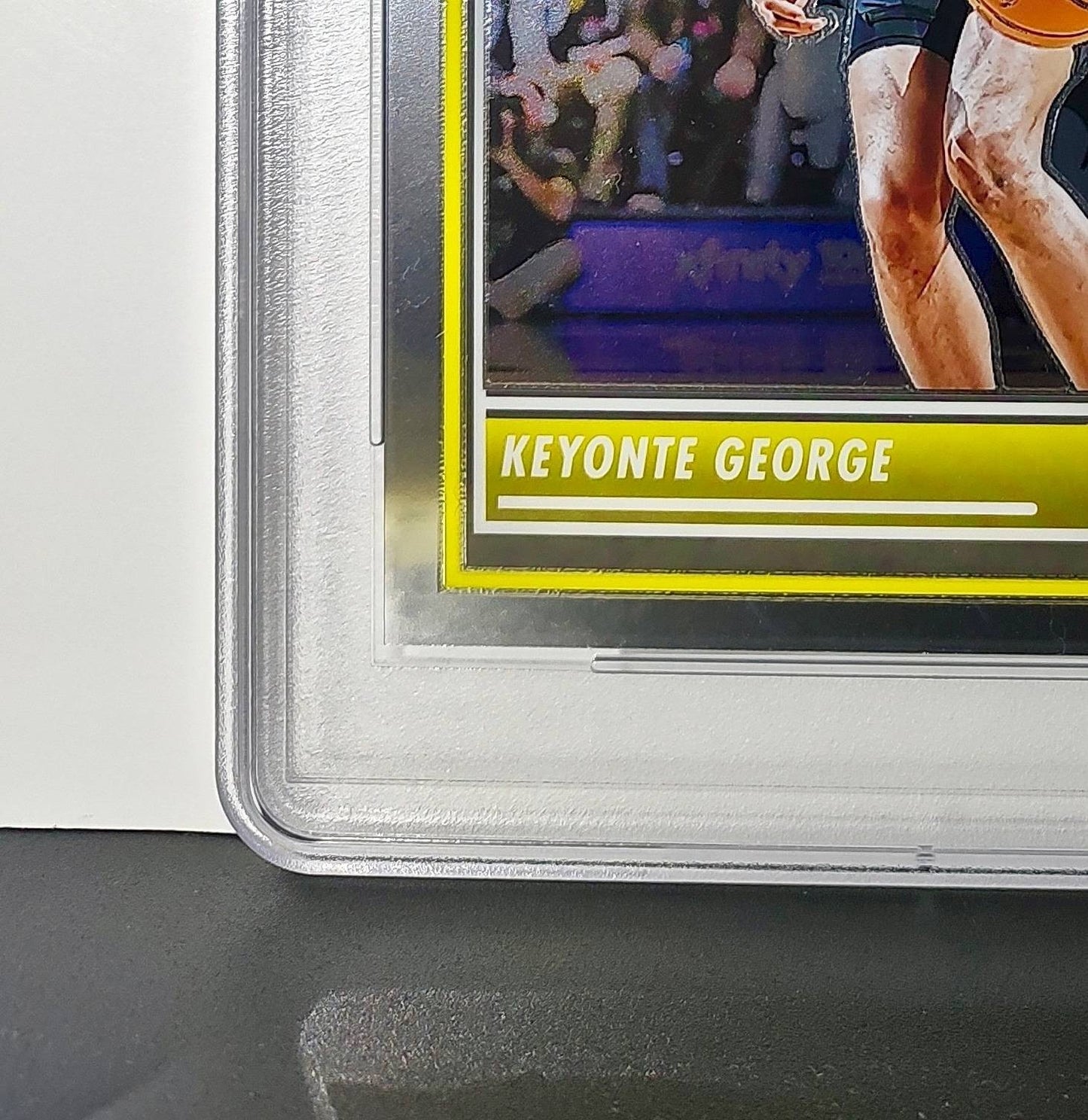Keyonte George 2023 Panini Premium Stock NBA Hoops #20 Jumbo Rookie PSA 9 Mint