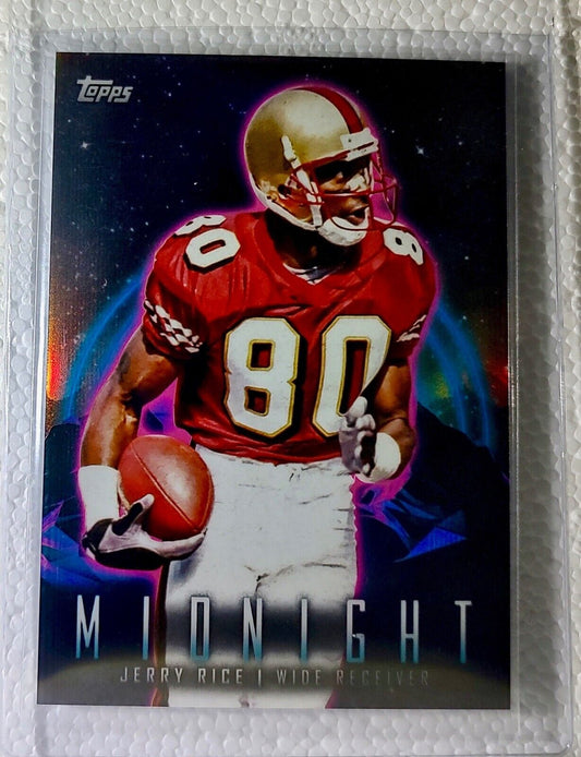 Jerry Rice 2023 Topps Midnight NFL #346 Football Card San Francisco 49ers