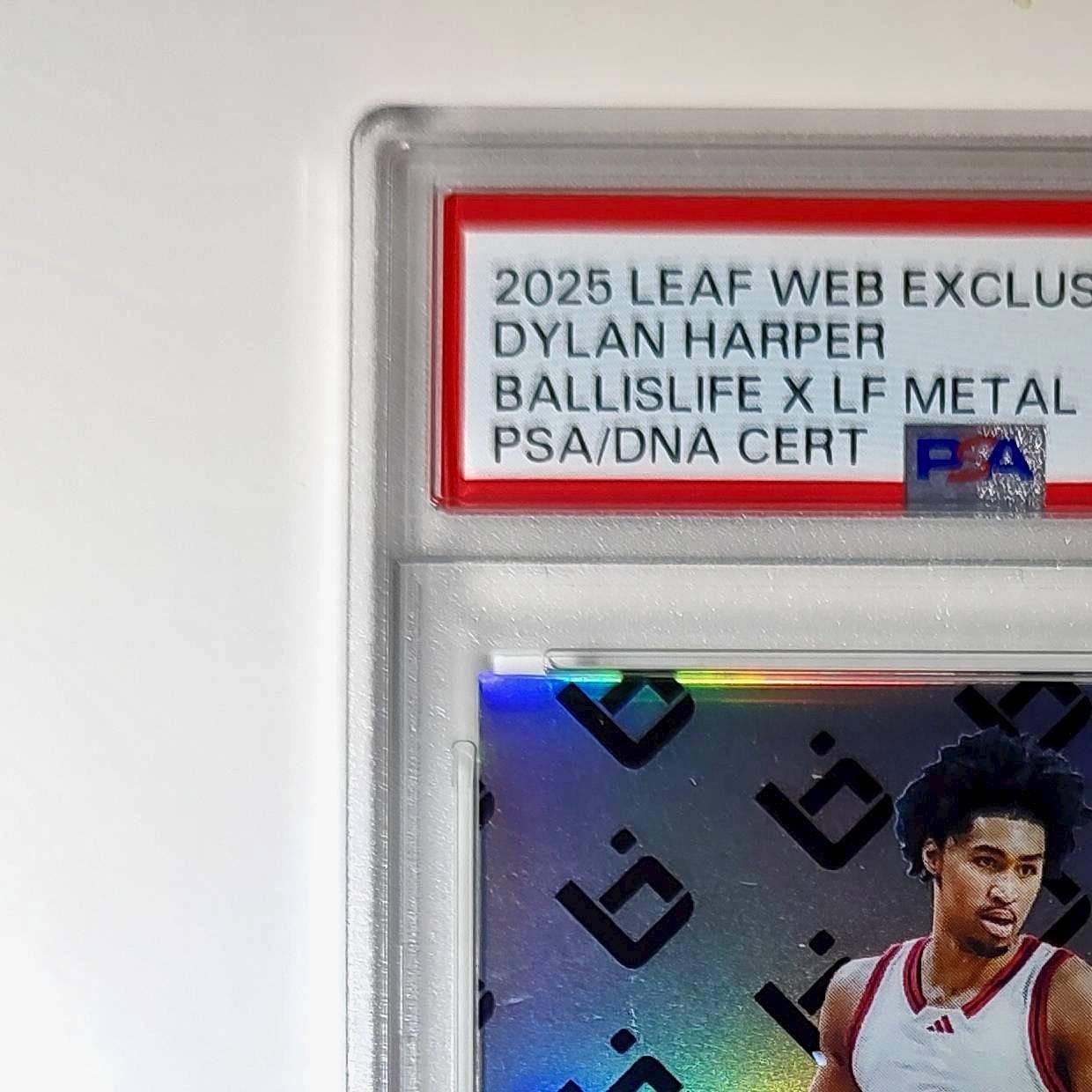 Dylan Harper 2025 Leaf Metal #BILA-DH1 Refractor PSA 8 Auto 10
