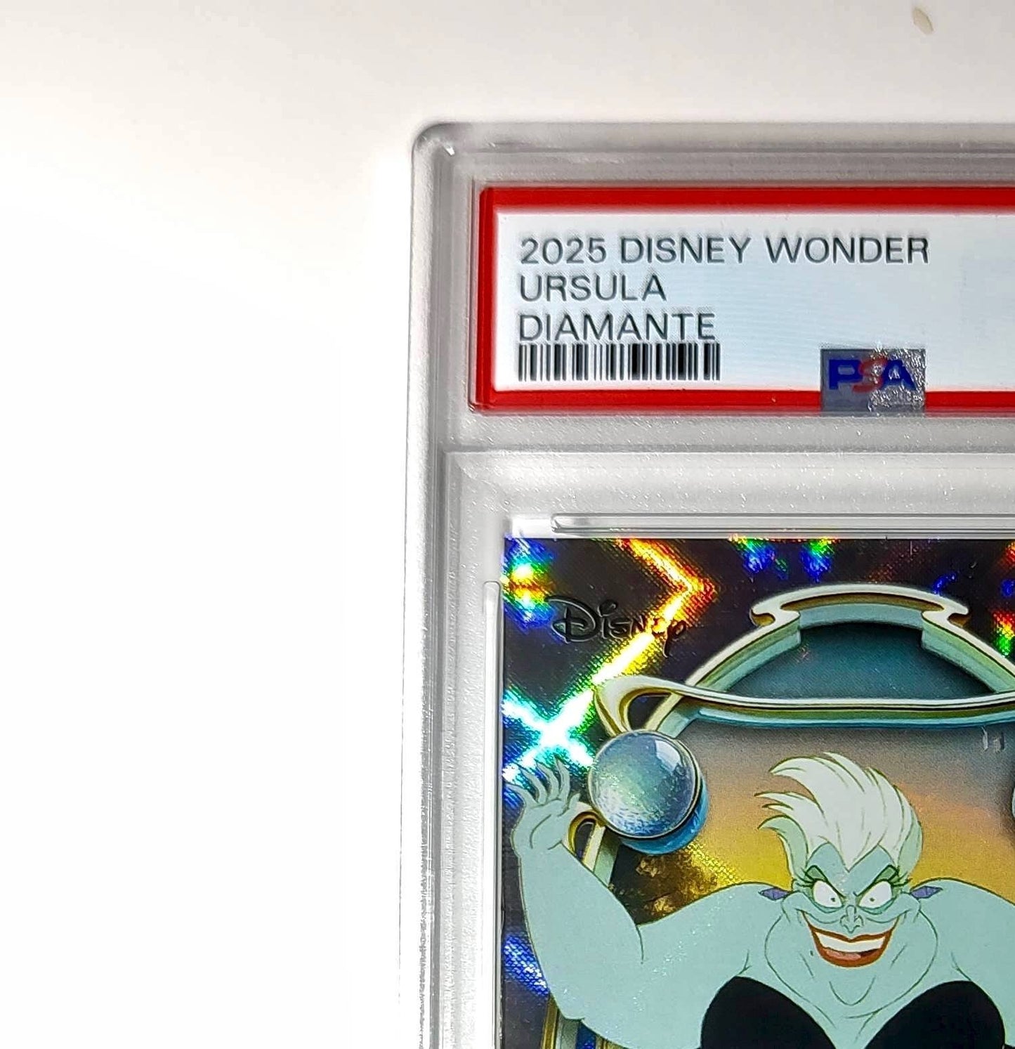 Ursula 2025 Topps Disney Wonder #41 Winter Variant Card The Little Mermaid PSA 8